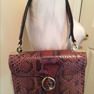 Gucci Handbag python authentic new